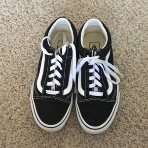 Black & White old skool vans